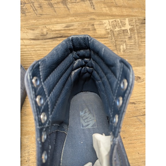 Vans Sk8-Hi Reissue Skate Sneakers Unisex 10W / 8.5M Navy Blue High Top - Picture 9 of 16